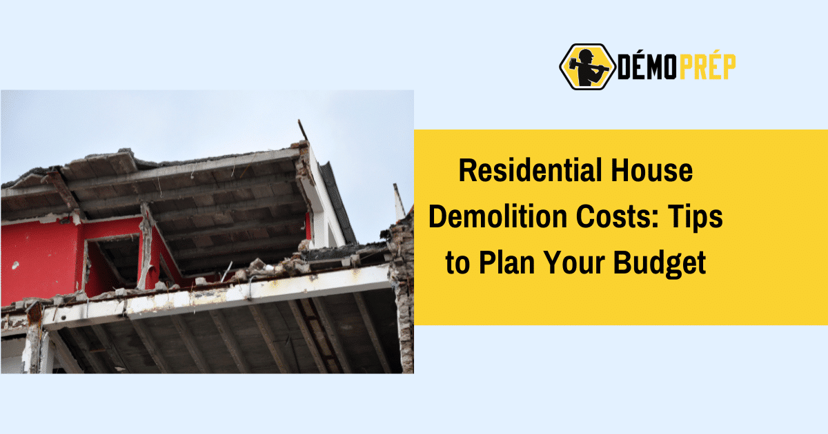 How Much Does It Cost To Demolish A House Demoprep Ca   What To Do With Demolition Waste 3 