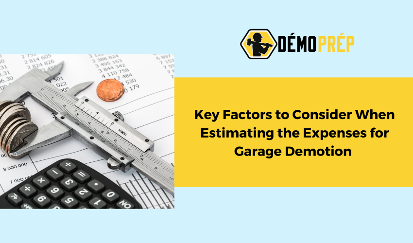 Expenses for Garage Demotion