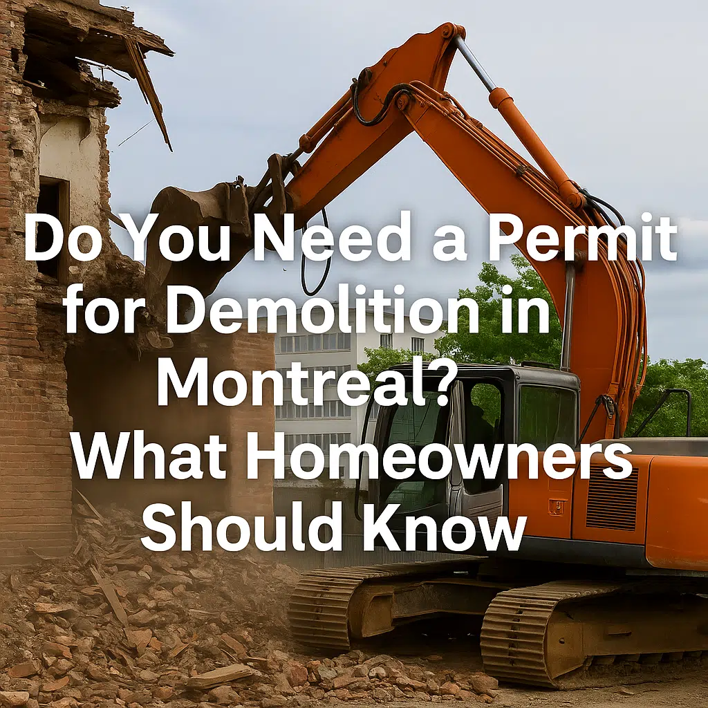 Picture of Do You Need A Permit For Demolition In Montreal? Find Out Now