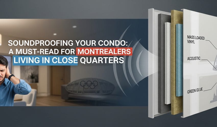 Soundproofing Your Condo: A Must-Read for Montrealers Living in Close Quarters 1 Condo Soundproofing in Montreal
