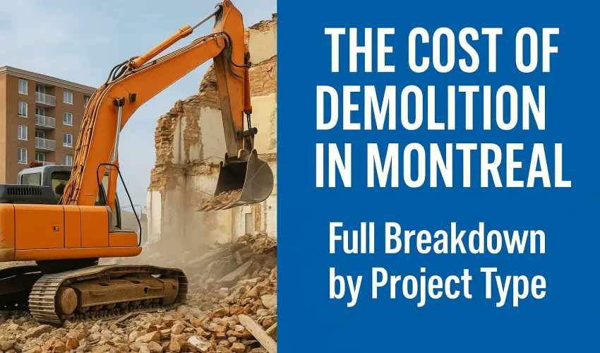 cost of demolition in montreal